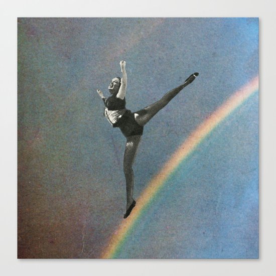 flying dance 2 Canvas Print