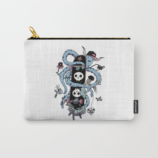 Octopus Skate Color Carry-All Pouch