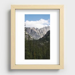 Toward The Highest Mountains Recessed Framed Print
