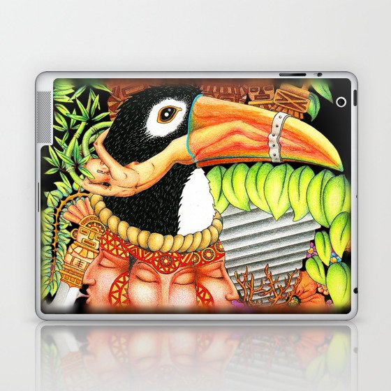 Toucan Fantasy Art Design Laptop & iPad Skin