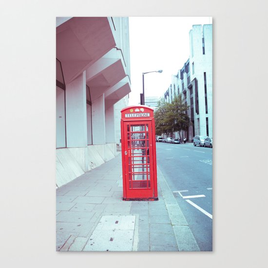London Telephone Booth Canvas Print
