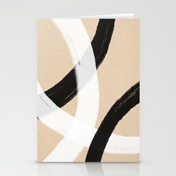 No56 Reckoner - Abstract lines Stationery Cards