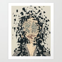 Fragmented Art Print