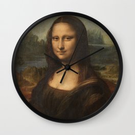 Mona Lisa, Leonardo da Vinci, 1503 Wall Clock