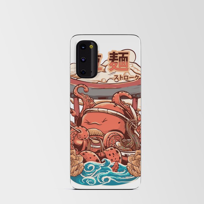 Retro Kaiju's Takoyaki Ramen Attack Android Card Case