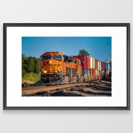 Train Photography Framed Art Print