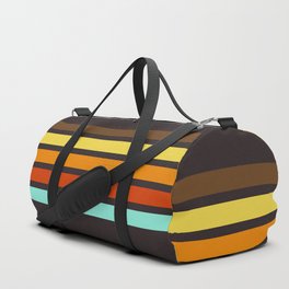 5 Thin Colorful Stripes 19 Duffle Bag
