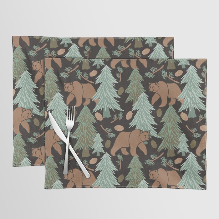 Pacific Northwest Bears Placemat