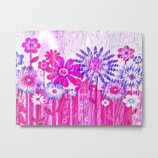 Blossoming Spring Flowers Metal Print