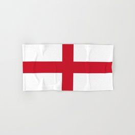  St. George's Cross (Flag of England) - Authentic version to scale and color Hand & Bath Towel