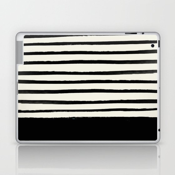 Black x Stripes Laptop & iPad Skin