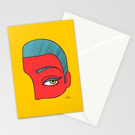 A piece of face Stationery Cards