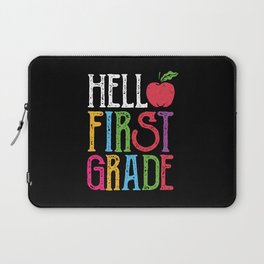 Hello First Grade Back To School Laptop Sleeve