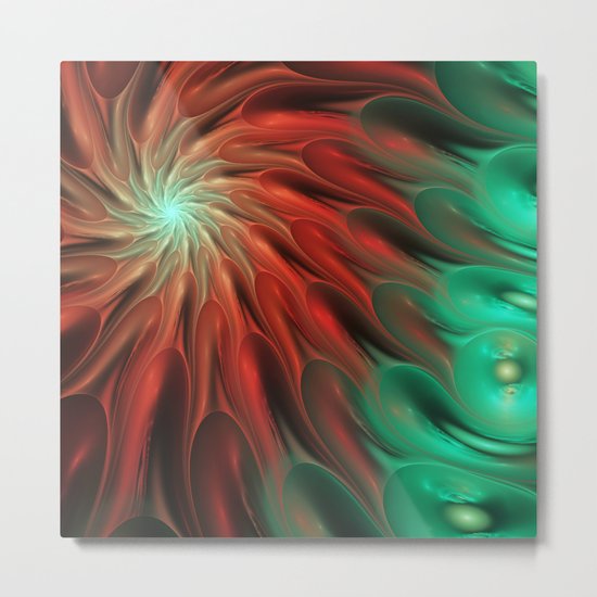 On Fire Metal Print