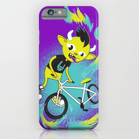 Monster Pixie Riding a Fixie iPhone & iPod Case