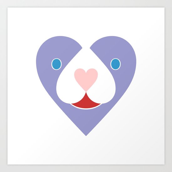 Love Beast Art Print