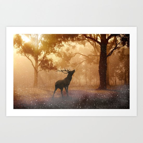 Dear my golden velvet Art Print