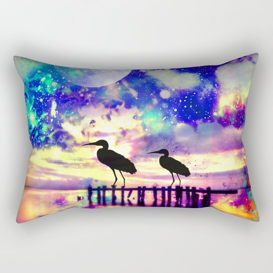 dream lake Rectangular Pillow