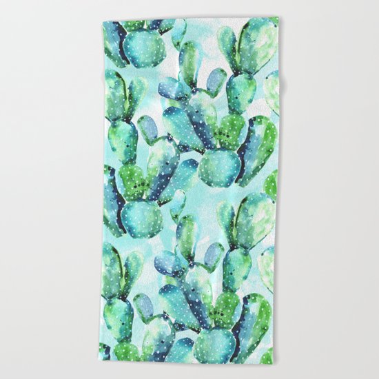 Cactus Tropicana Beach Towel