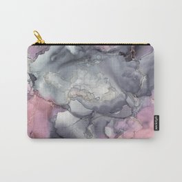 Gray and Pink Skies Carry-All Pouch