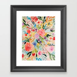 Flower Joy Framed Art Print