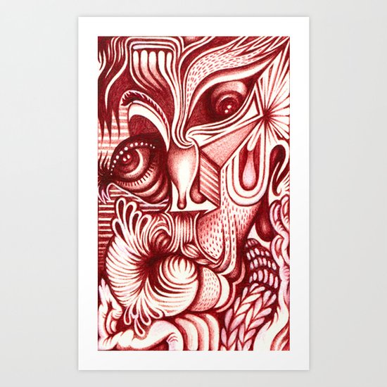 Sharp Senses & Soft Sensibilities Art Print