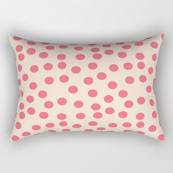 Pink dots Rectangular Pillow