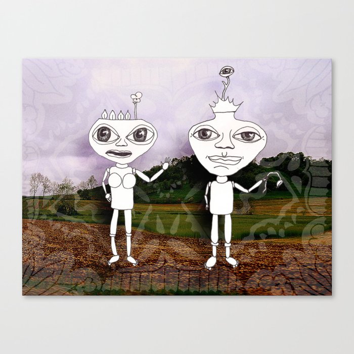 king and queen Canvas Print