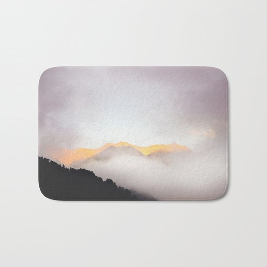 Pastel Mountains #photography Bath Mat