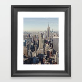 New York City / Aerial Framed Art Print