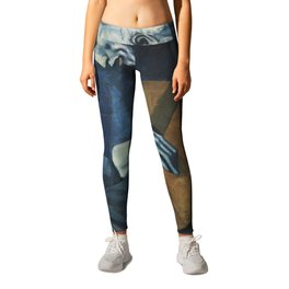 Pablo Picasso's The Old Guitarist Leggings | Masterpiece, Cubism, Painting, Pablopicasso, Fineart, Blueperiod, Oldguitarist 