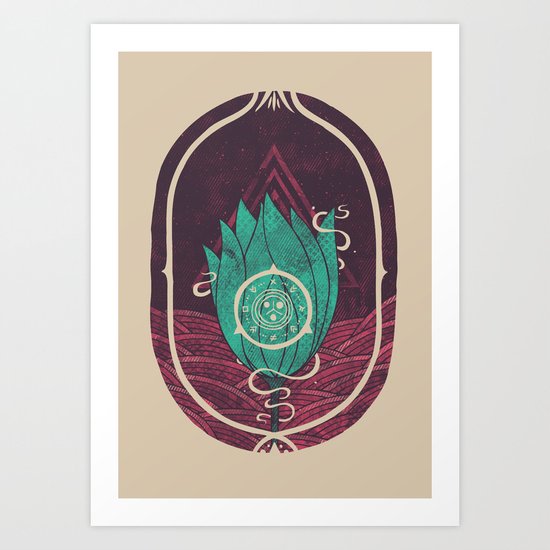 Pulsatilla Patens Art Print