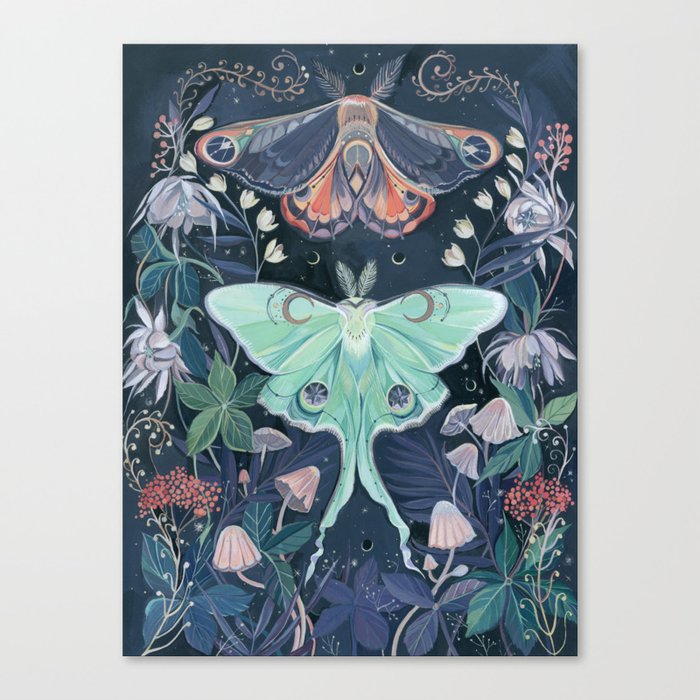 Luna Moth Canvas Print