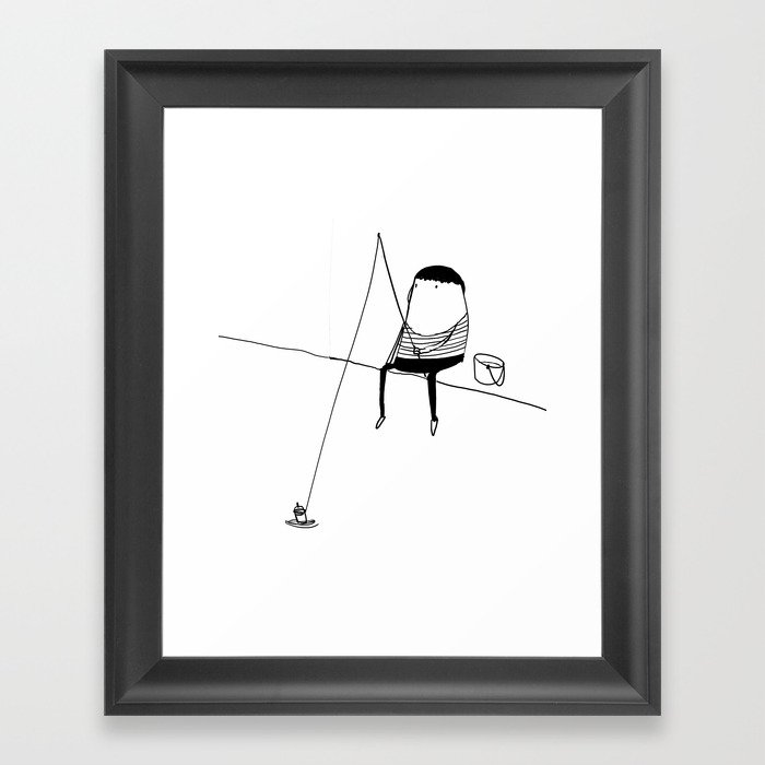 Fisherman Framed Art Print