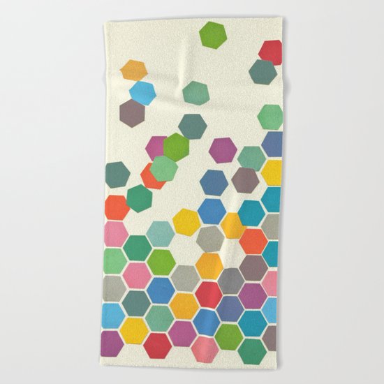 Falling Down Beach Towel