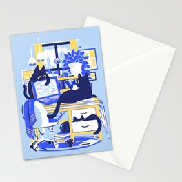 Working From Home Stationery Card