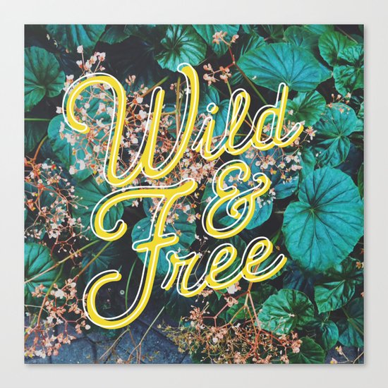 Wild & Free Canvas Print