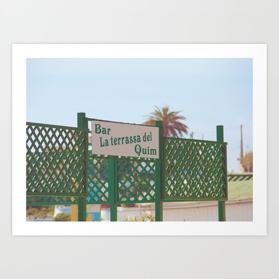 Terraza/Bar Art Print