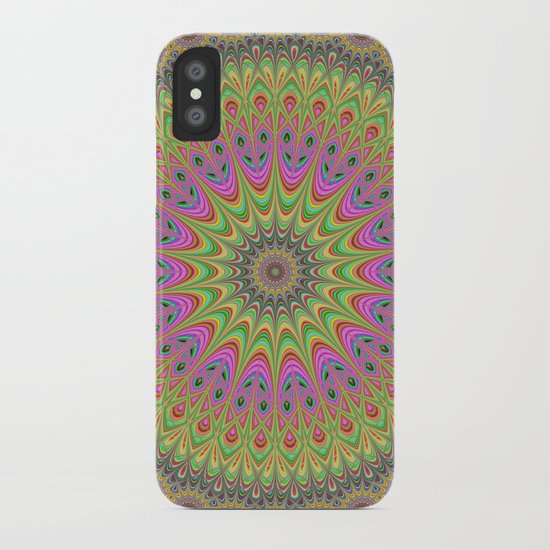 Floral ornament mandala iPhone Case