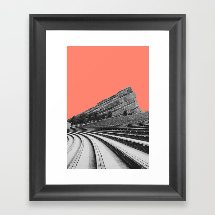 Red Rocks Amphitheater  Framed Art Print