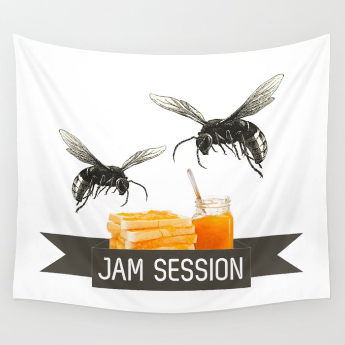 WE LOVE JAM SESSION! Wall Tapestry