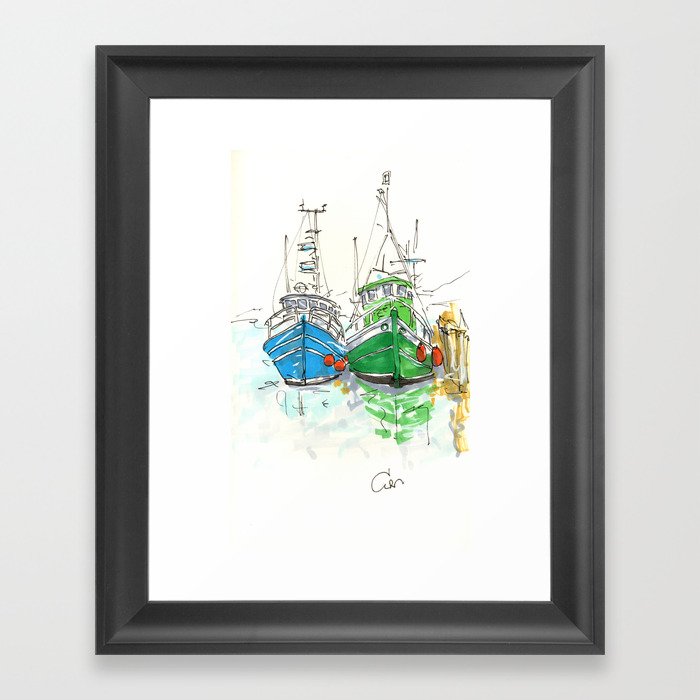 Pals Framed Art Print