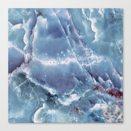 Blue onyx Canvas Print