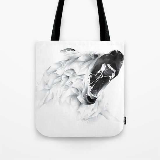 Angry Bear Tote Bag