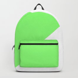 Lime/White Backpack