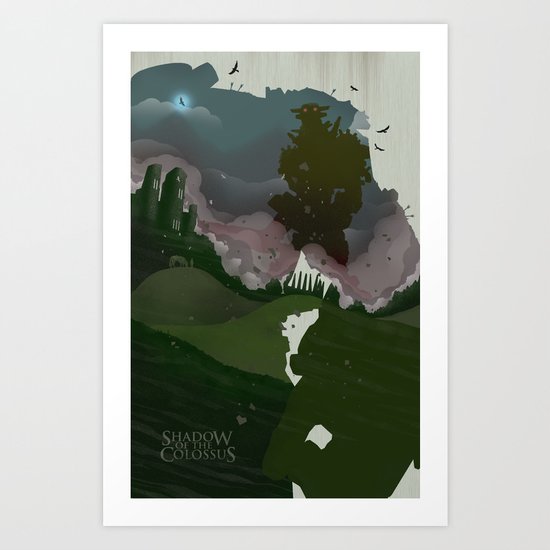 Shadow Of The Colossus Art Print