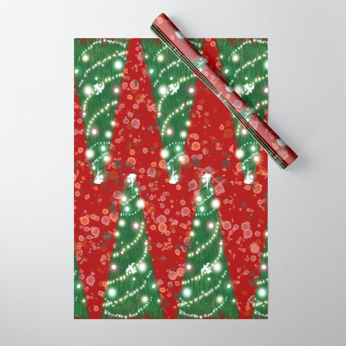Xmas tree Wrapping Paper