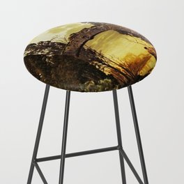 Ruined ancient archway vintage art Bar Stool