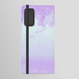 Pastel lavender sky Android Wallet Case