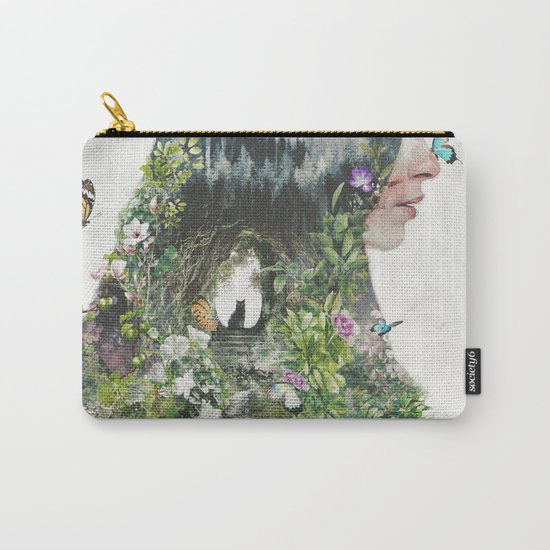 Cat in the Garden of Your Mind Carry-All Pouch